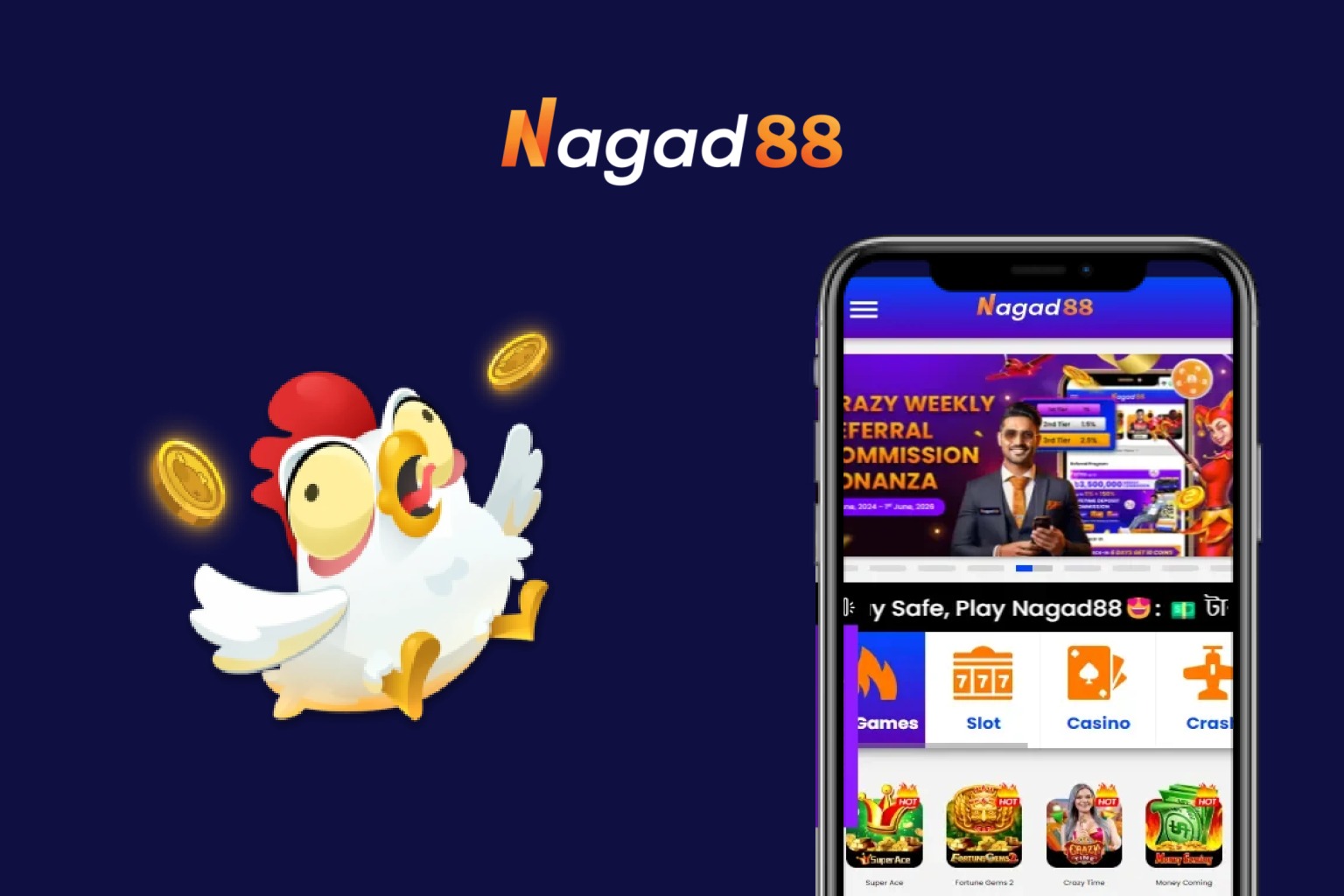 How to Play nagad88 Chiken Road