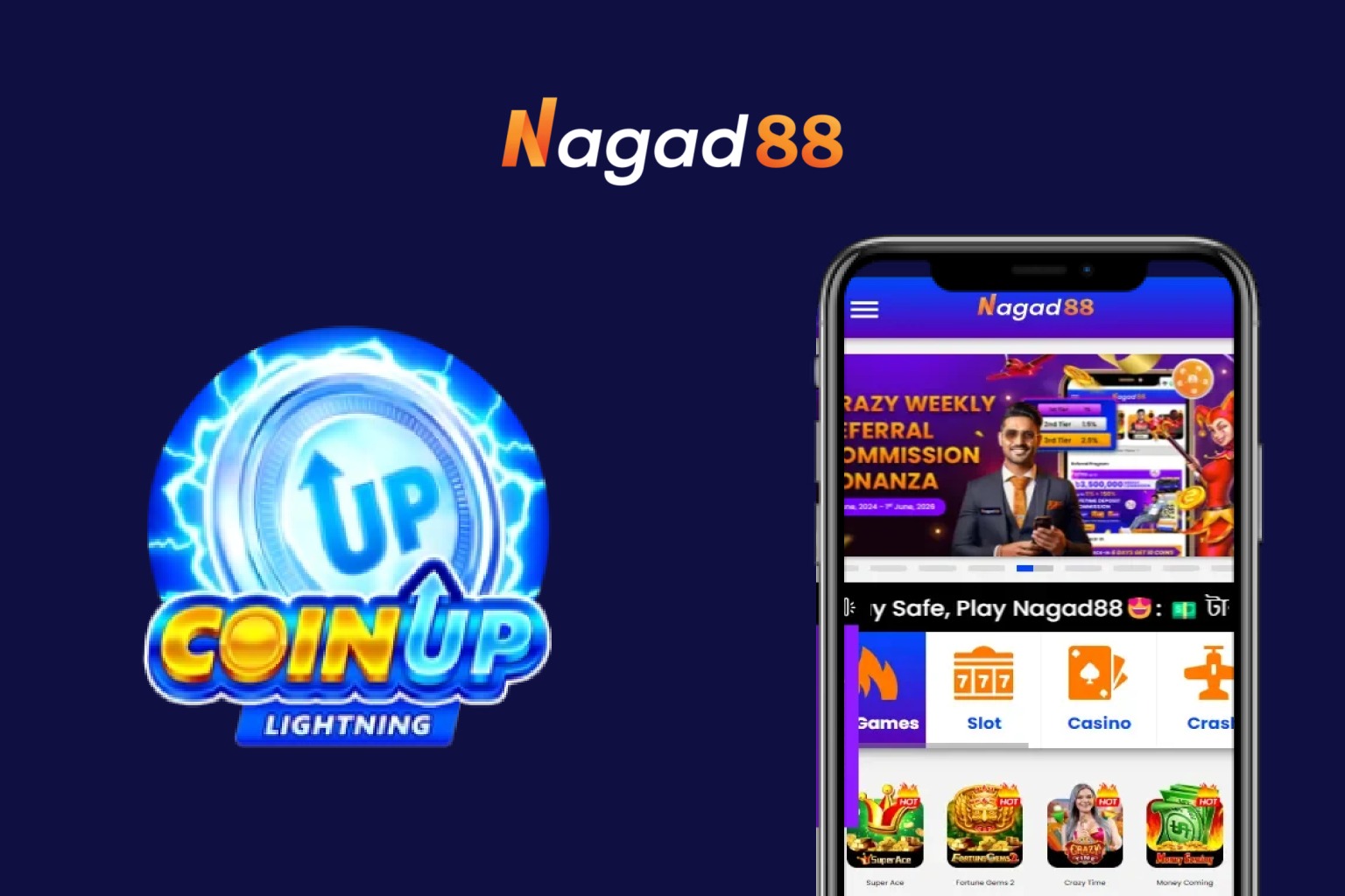How to Play nagad88 Coin UP