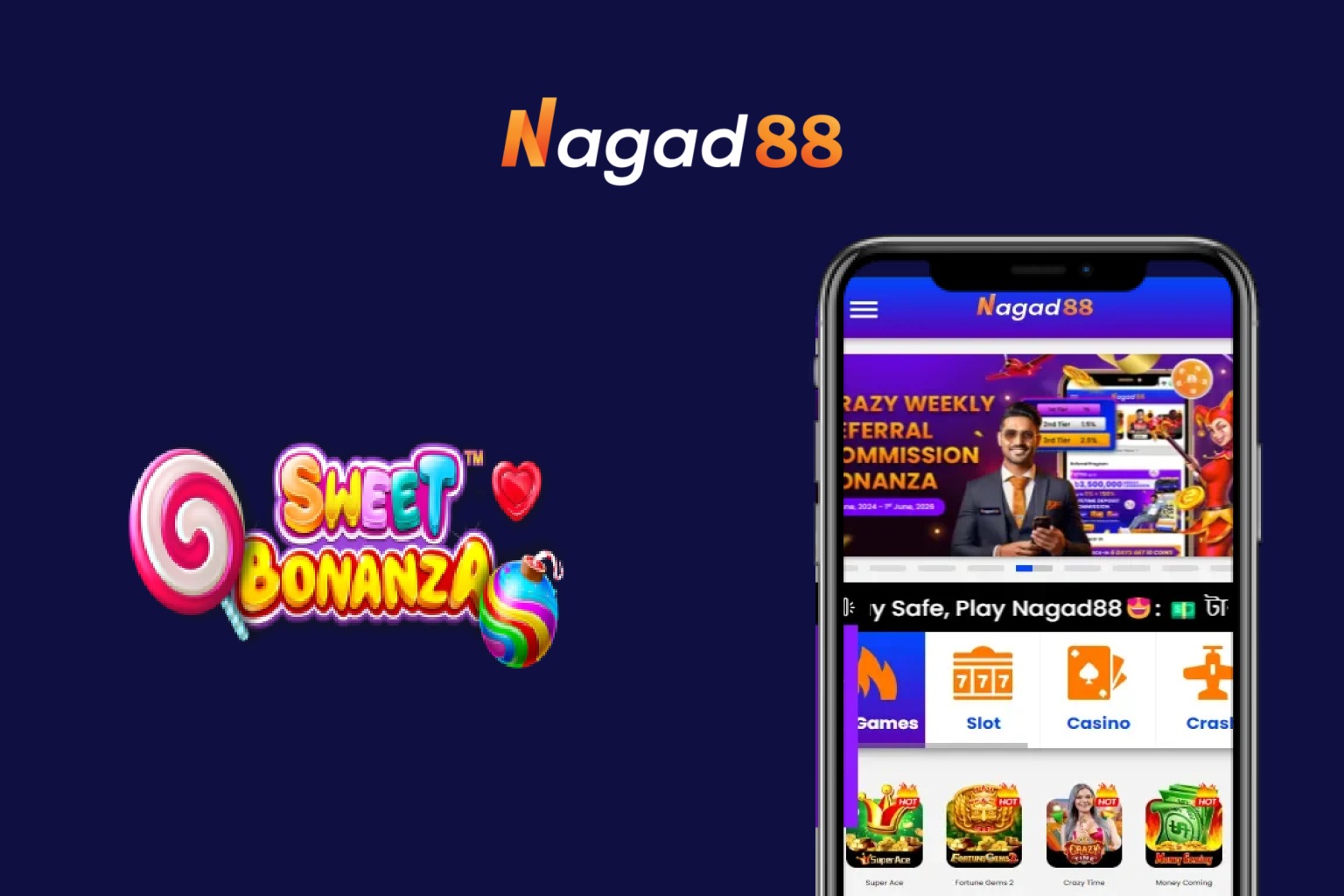 How to Play nagad88 Sweet Bonanza