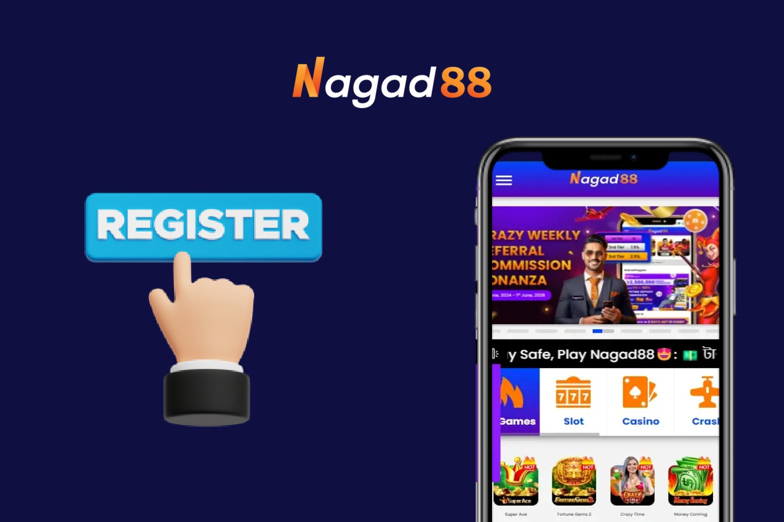 How to Register via the Nagad88 App
